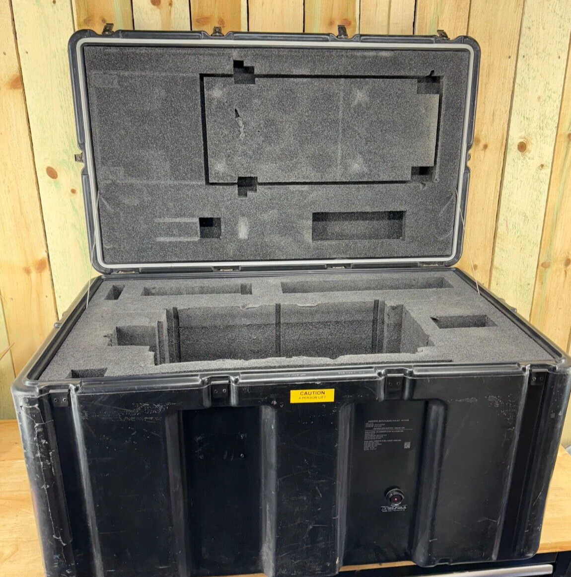 Pelican Hardigg Long Case 39"x23"x23" Black Waterproof Storage Footlocker