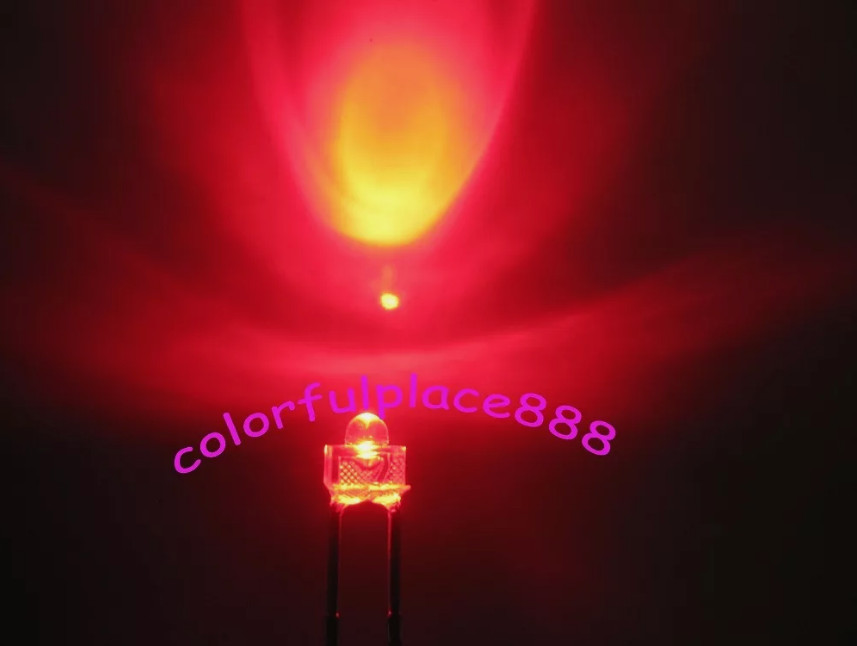 1.8mm Red Yellow Blue Green White Orange Purple Pink Warm Water Clear LED Leds