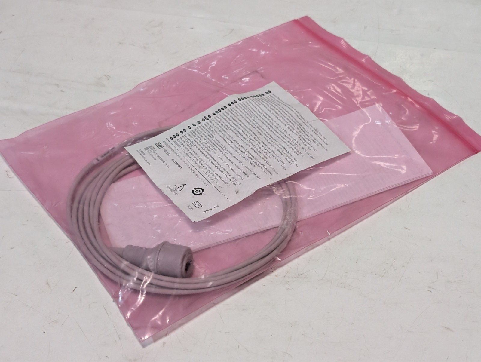 Lot of 2 GE Healthcare 2021197-001 Invasive BP Cables Edwards LS TruWave 12 ft