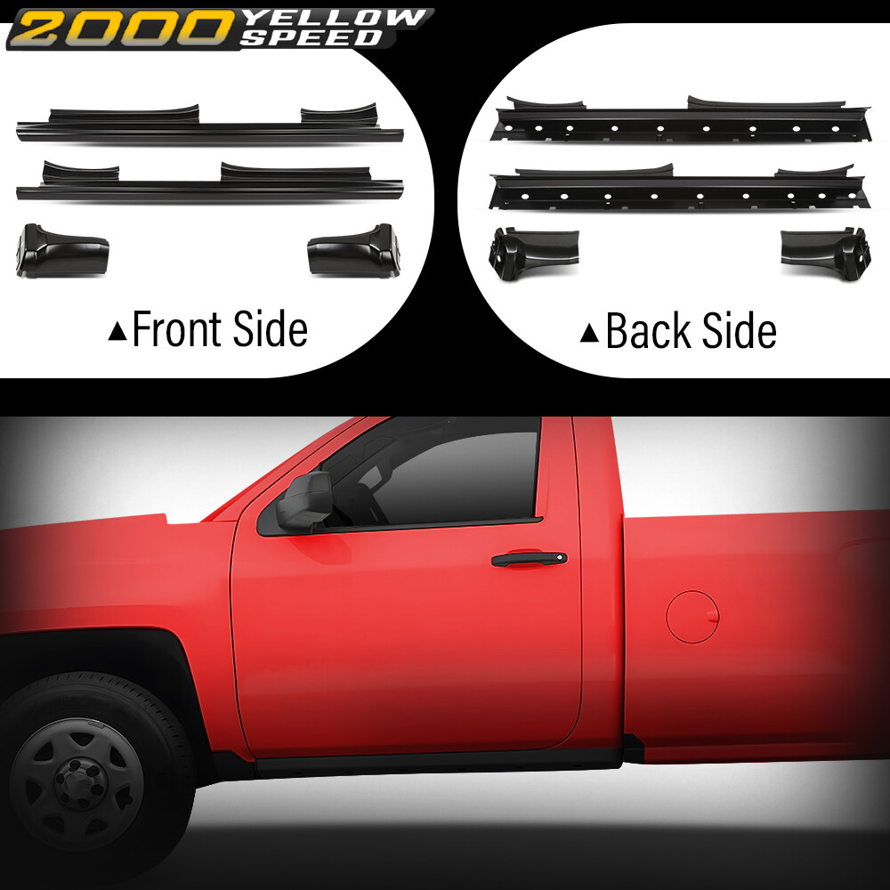 Rocker panel and Cab corner Kit for 14-18 Chevrolet Pickup Silverado Double Cab