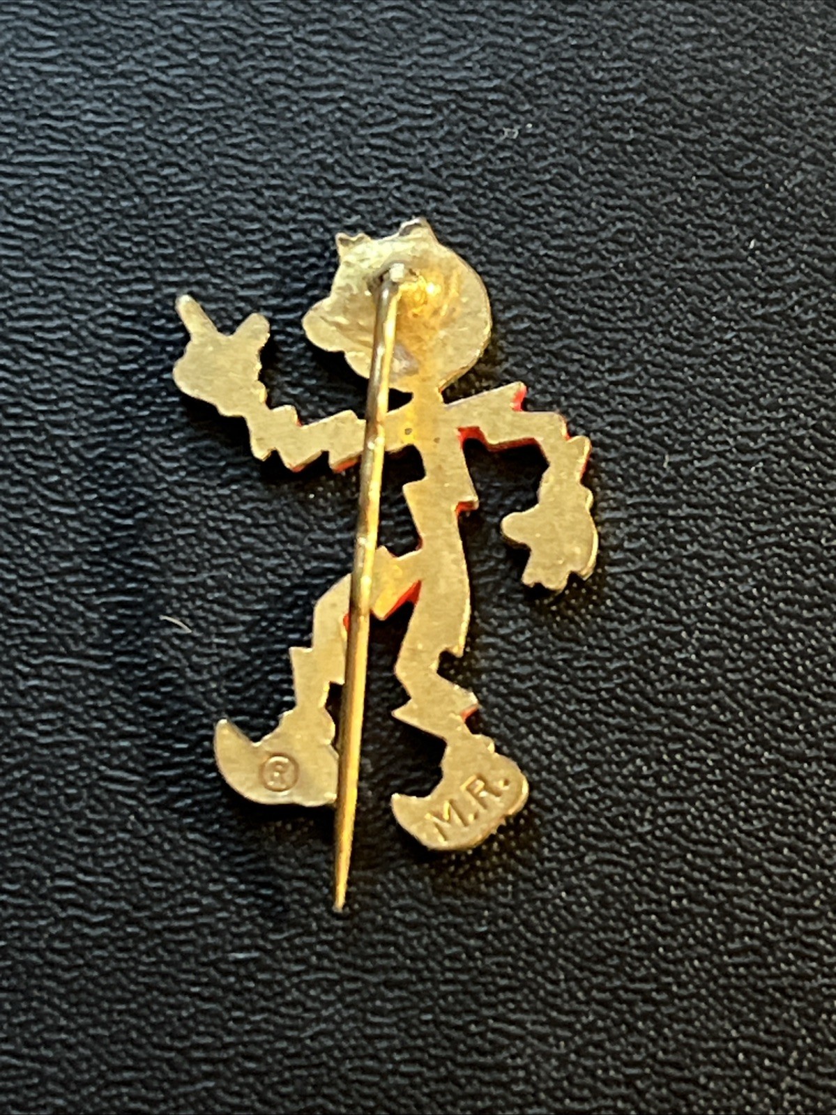 Vintage Reddy Kilowatt Electricity Promotional Metal Stick Pin USA Signed