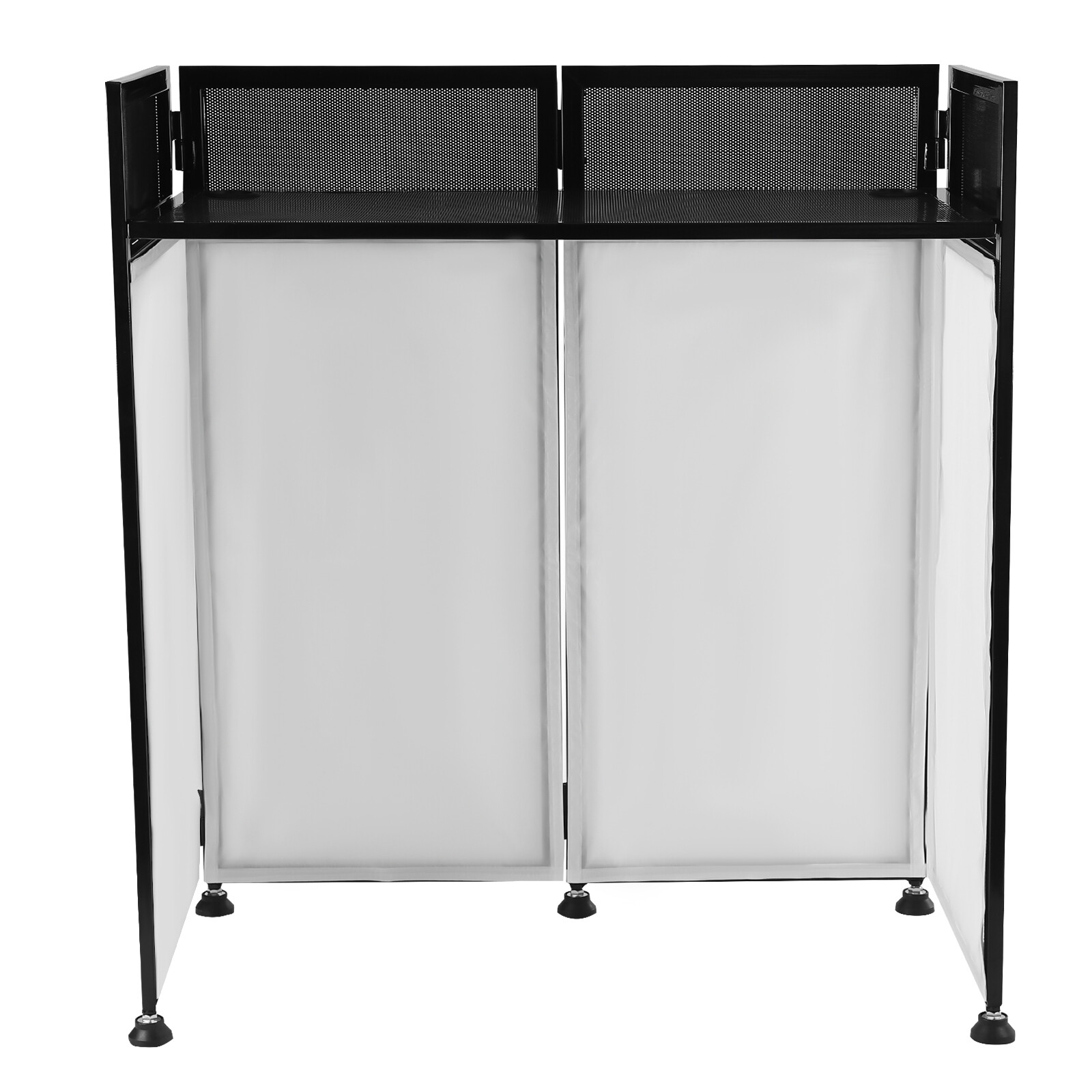 DJ Event Facade Scrim Metal Frame Booth+Travel Bag Case+20" x 40" Flat Table Top