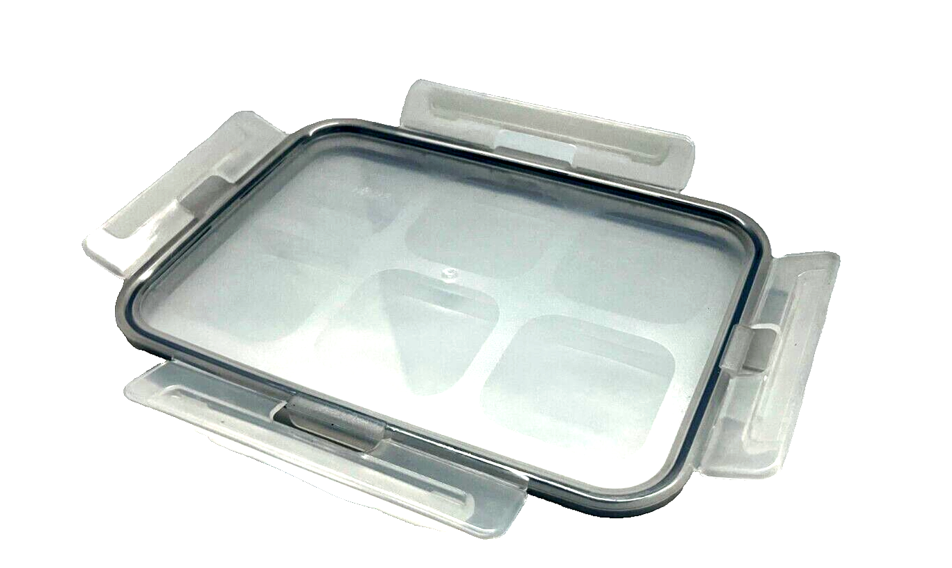 Snapware Airtight Replacement Lid 1.5L 6 Cup 8x6 Navy Blue Gasket, 7211R, NEW