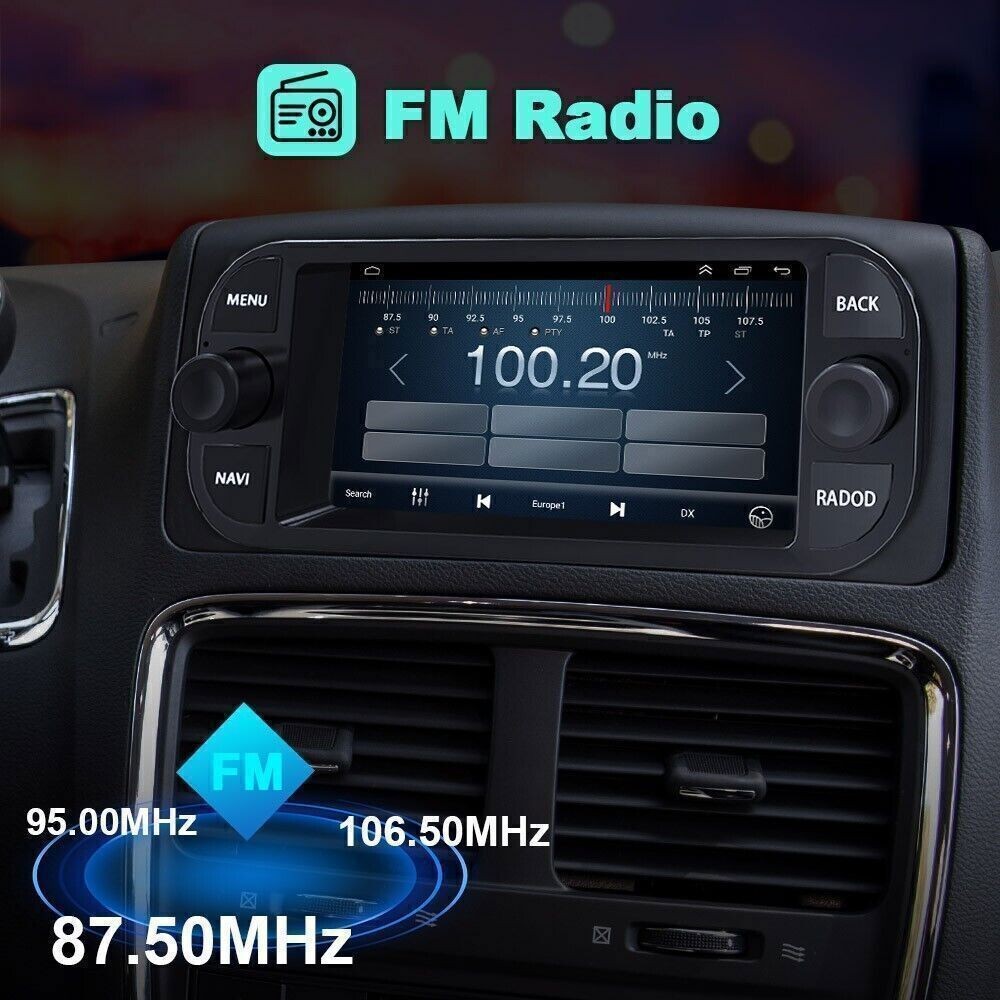 For 2002-2005 Dodge Ram Apple CarPlay Car Radio 8-Core 64GB Android 15 GPS WIFI