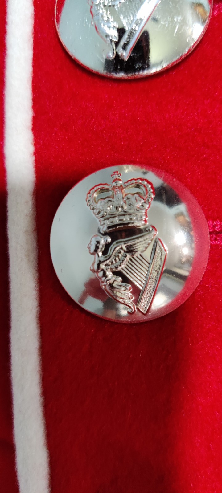 Genuine Royal Irish Guards Full Dress Uniform Red Tunic Jacket & Pants