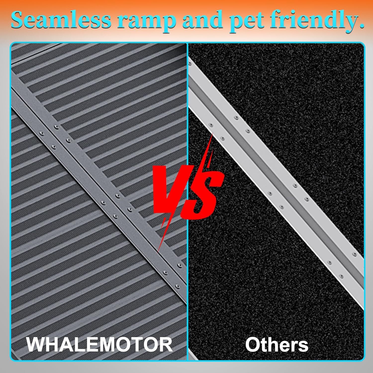 2/3/4/5/6/7/8 FT Folding Aluminum Wheelchair Ramp Mobility Ramp 800 lbs No-sew