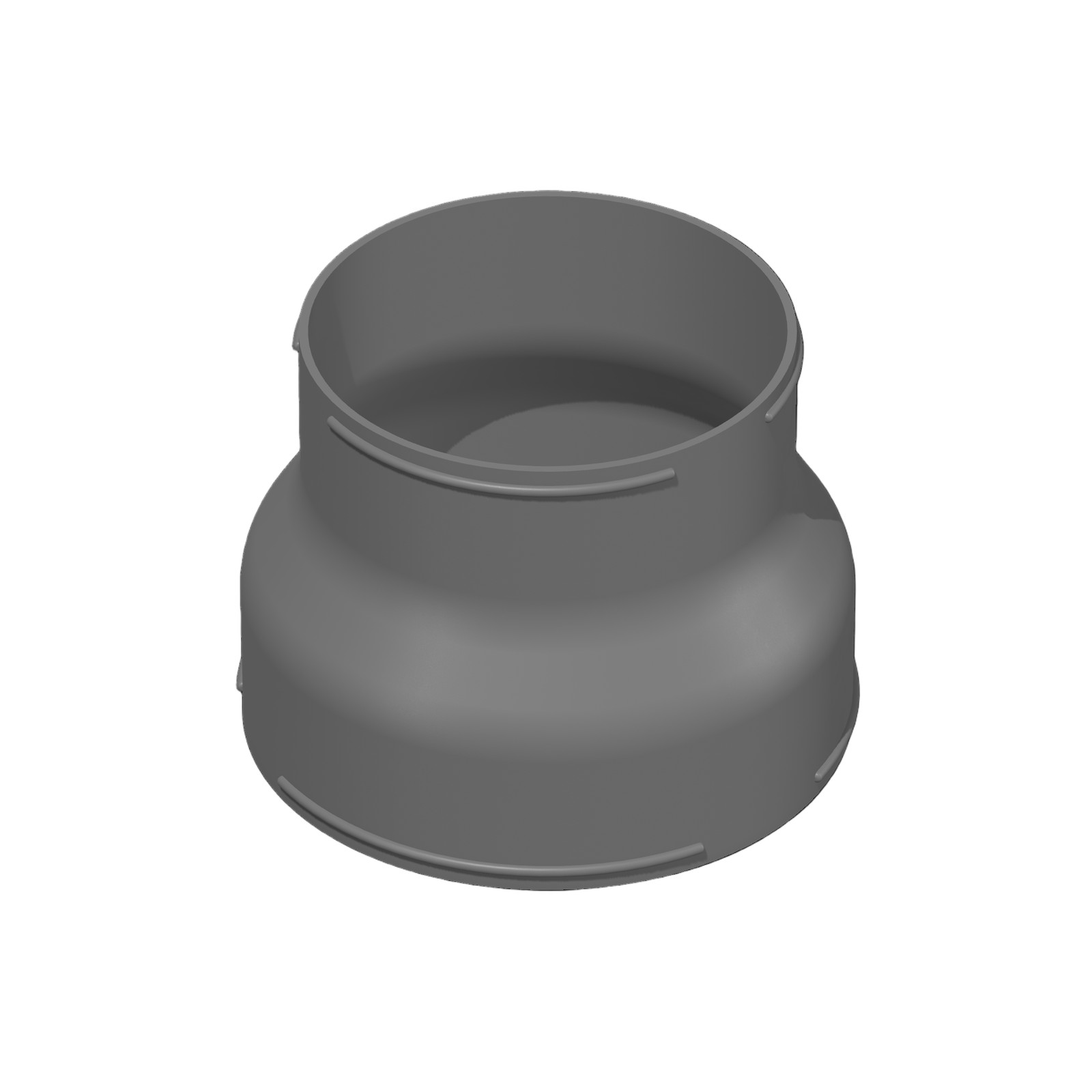 10in to 8in Reducer - Leaf Vacuum Hose Adapter