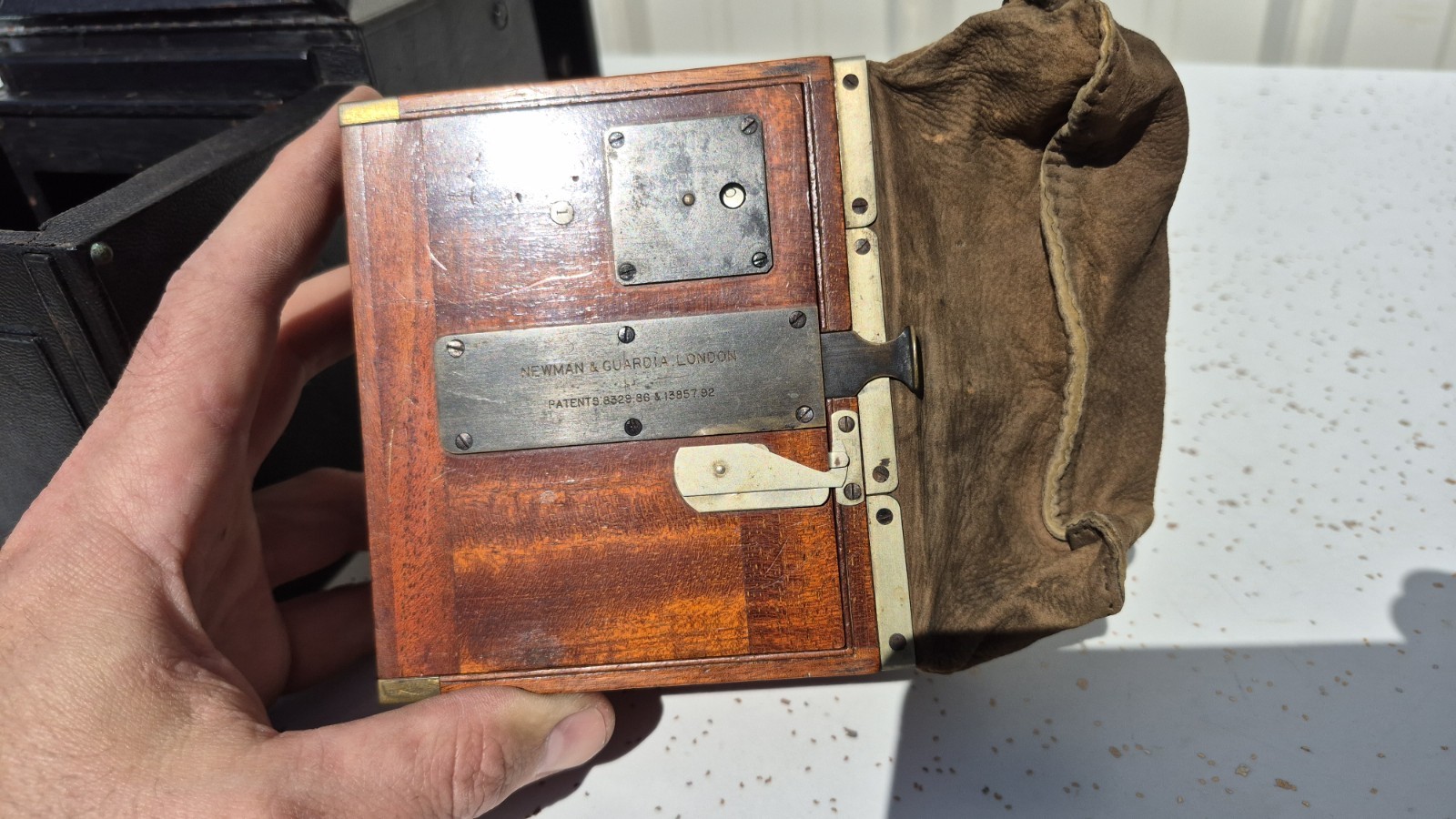 Newman & Guardia Universal Pattern B Box camera Richard Keene Derbyshire