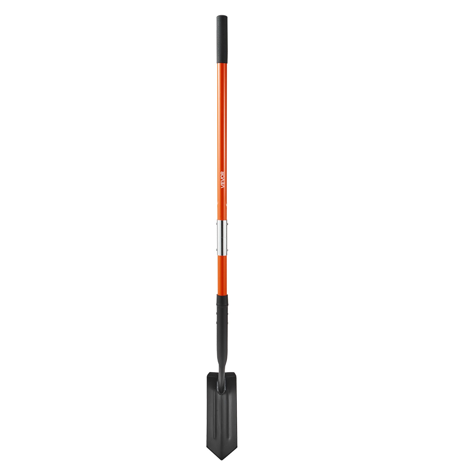 VEVOR Trench Shovel 4 in Trenching Shovel Fiberglass Handle for Digging 56 in