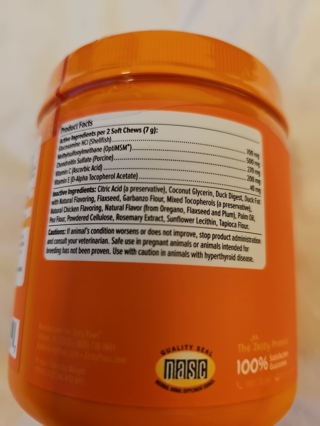 Zesty Paws Hip Joint Mobility Bites - 90 Chews Ex 7/25