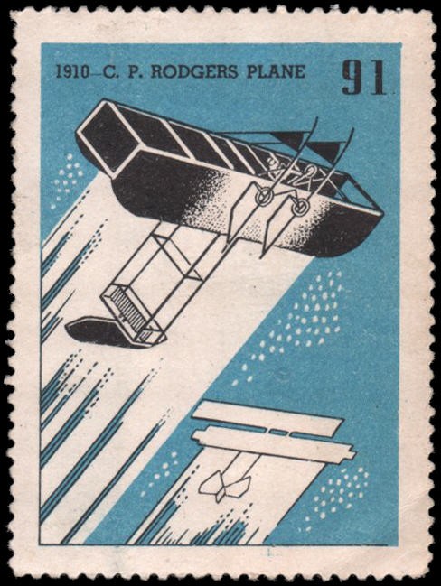 US MH 1910 Vin Fin Flyer label