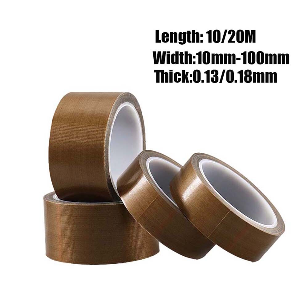 PTFE Tape Insulated High Temperature Resistant Adhesive Cloth Width 10-100mm