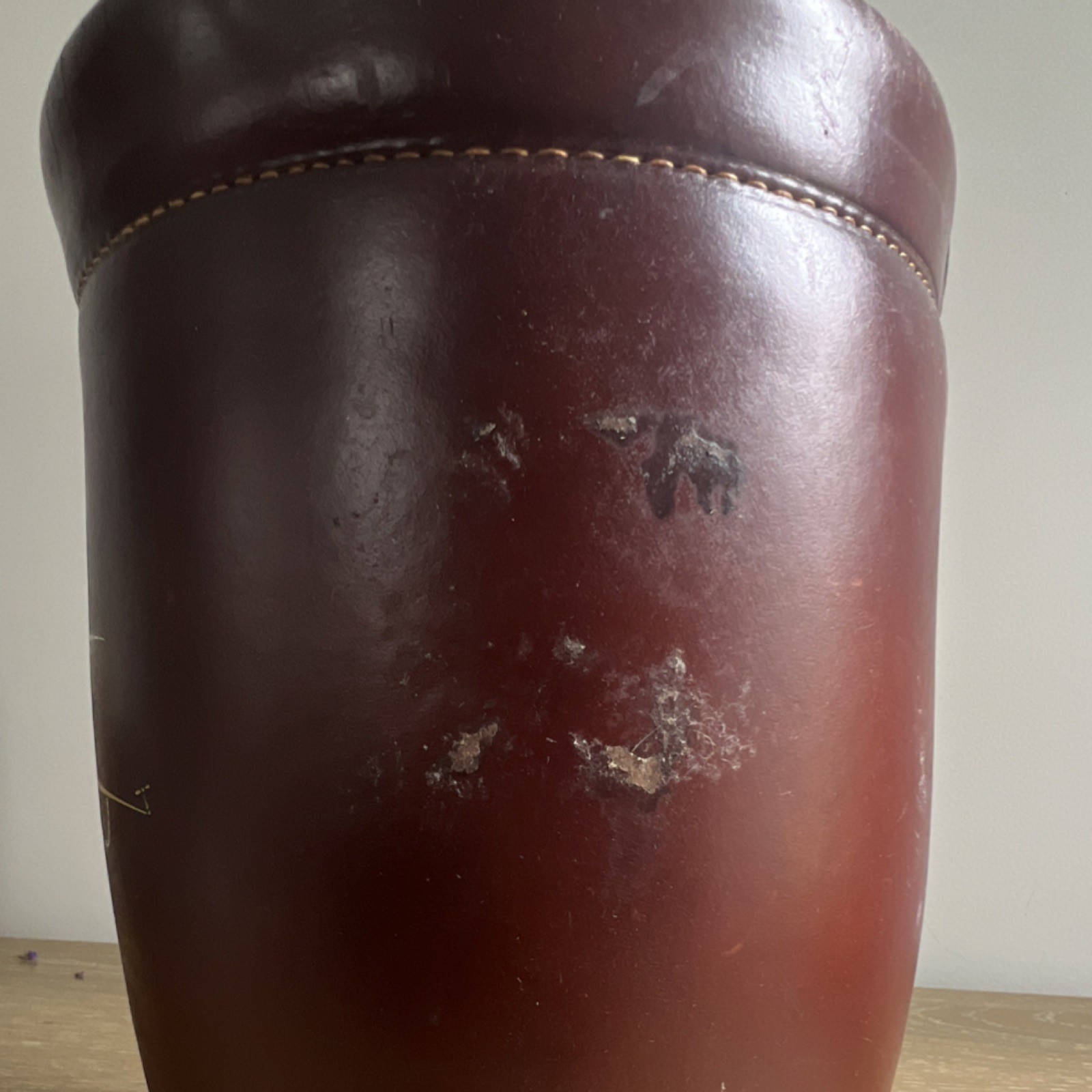 Cairns & Brother Inc. Leather Fire Bucket Reproduction Manhattan 1648-1811