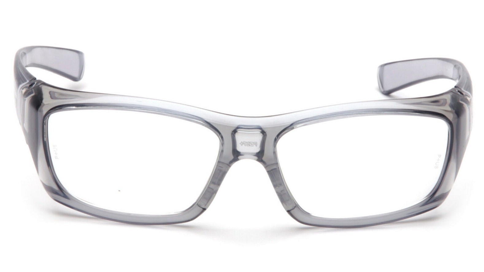 EMERGE Full Magnifying Protective Reading Safety Glasses FULL READERS Gray/Black
