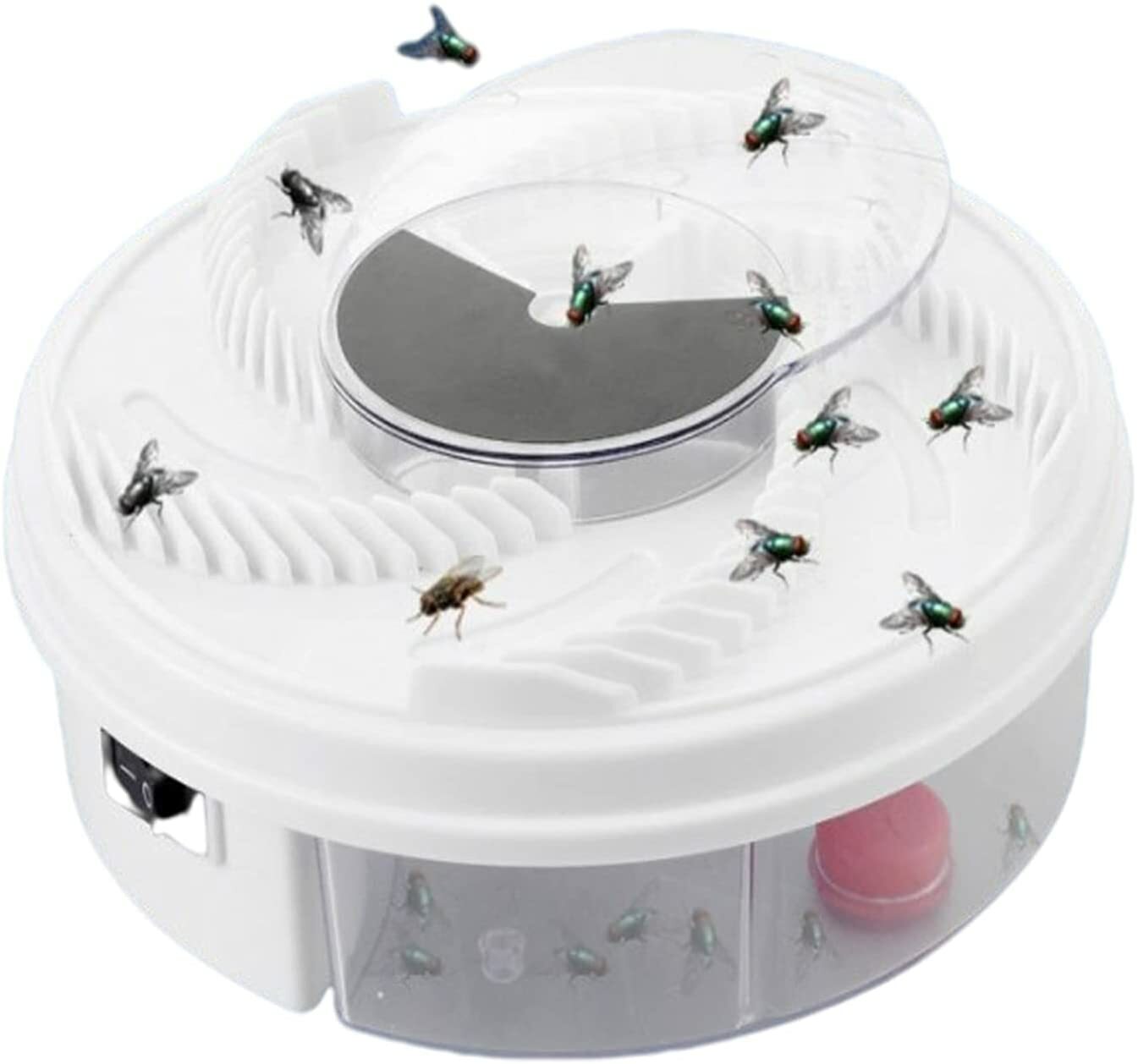 Electric Fly Trap Automatic Fly Catcher Rotating Fly Pest Repellent Kitchen Tool