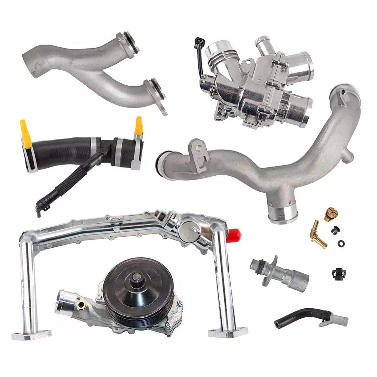 1 Set Cooling System Kit 3.0L V6 Supercharged Engine for Jaguar Land Rover