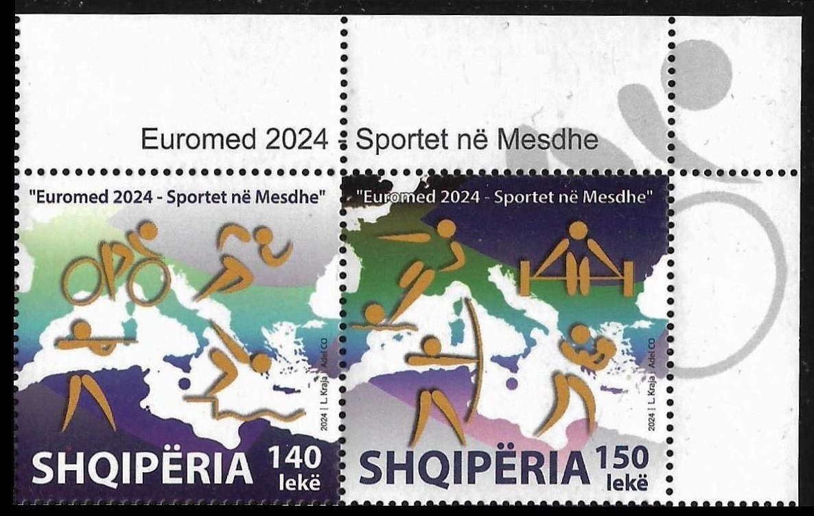ALBANIA 2024 - " Euromed, Sports in the Mediterranean " - Set MNH
