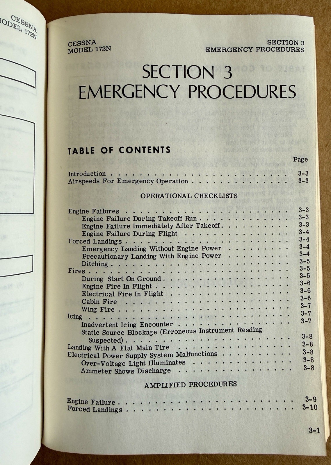 Cessna 1977 Skyhawk Model 172N Pilot's Operating Handbook Procedure Manual