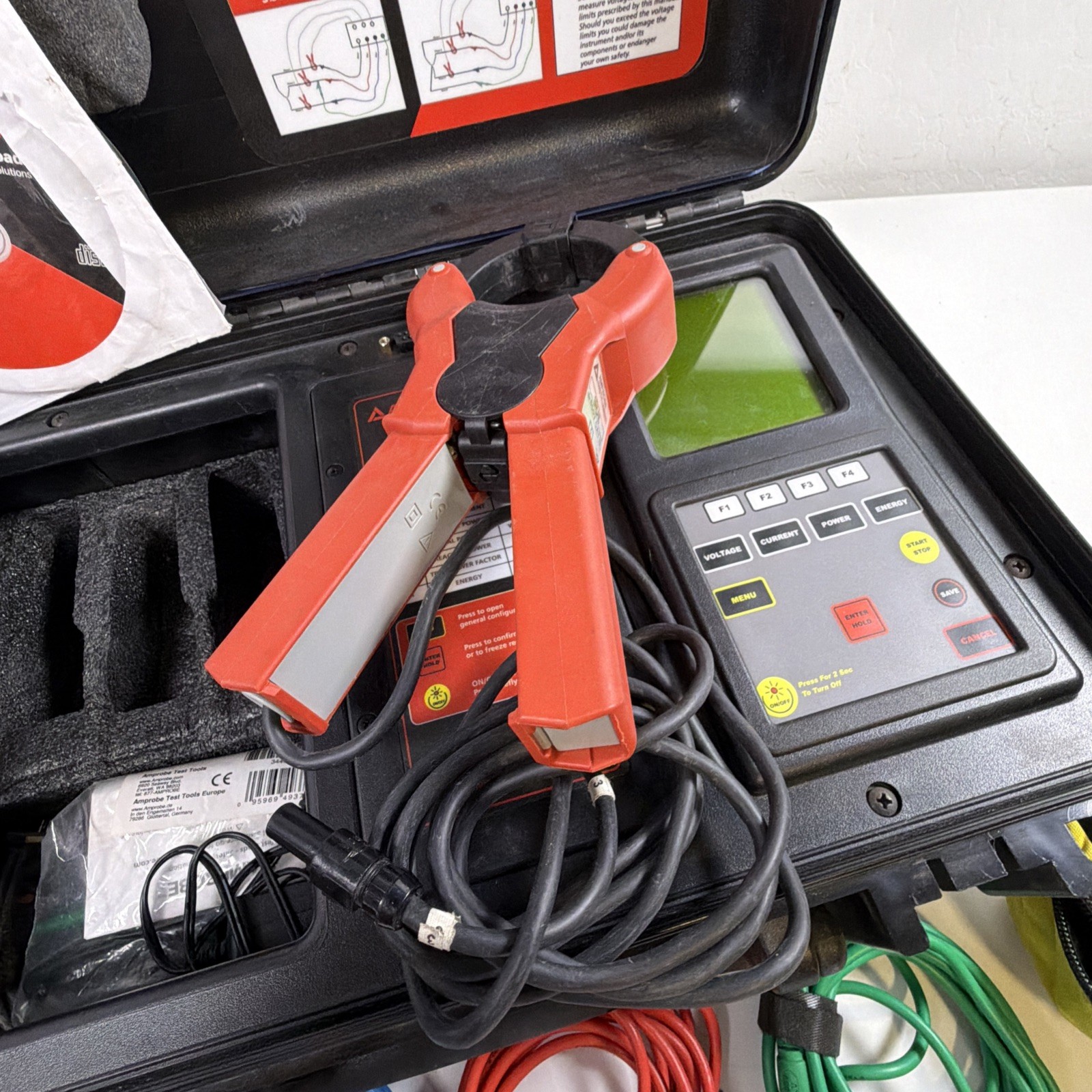 New Amprobe DM-II Plus Data Logger / Recorder Power Supply Probes