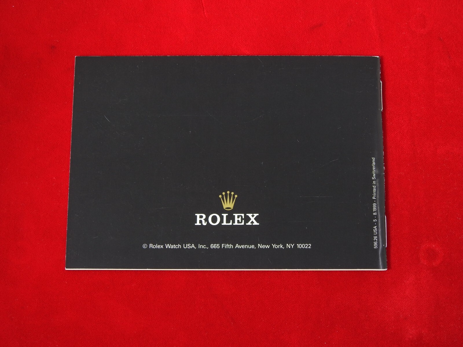 Rolex Daytona Booklet – 1999 Edition for 16523 / 16520
