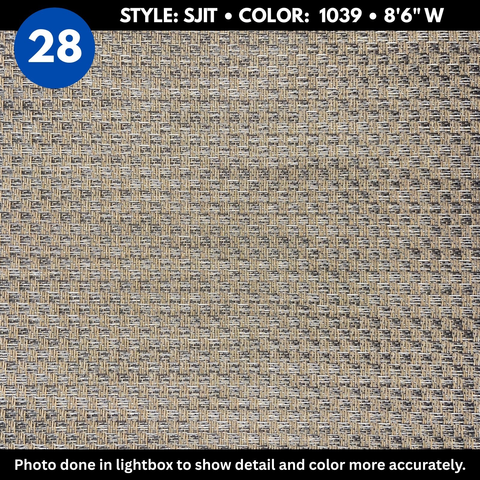 Woven Vinyl Flooring | Samples - 4.5" X 4.5" - Samples 25 - 46