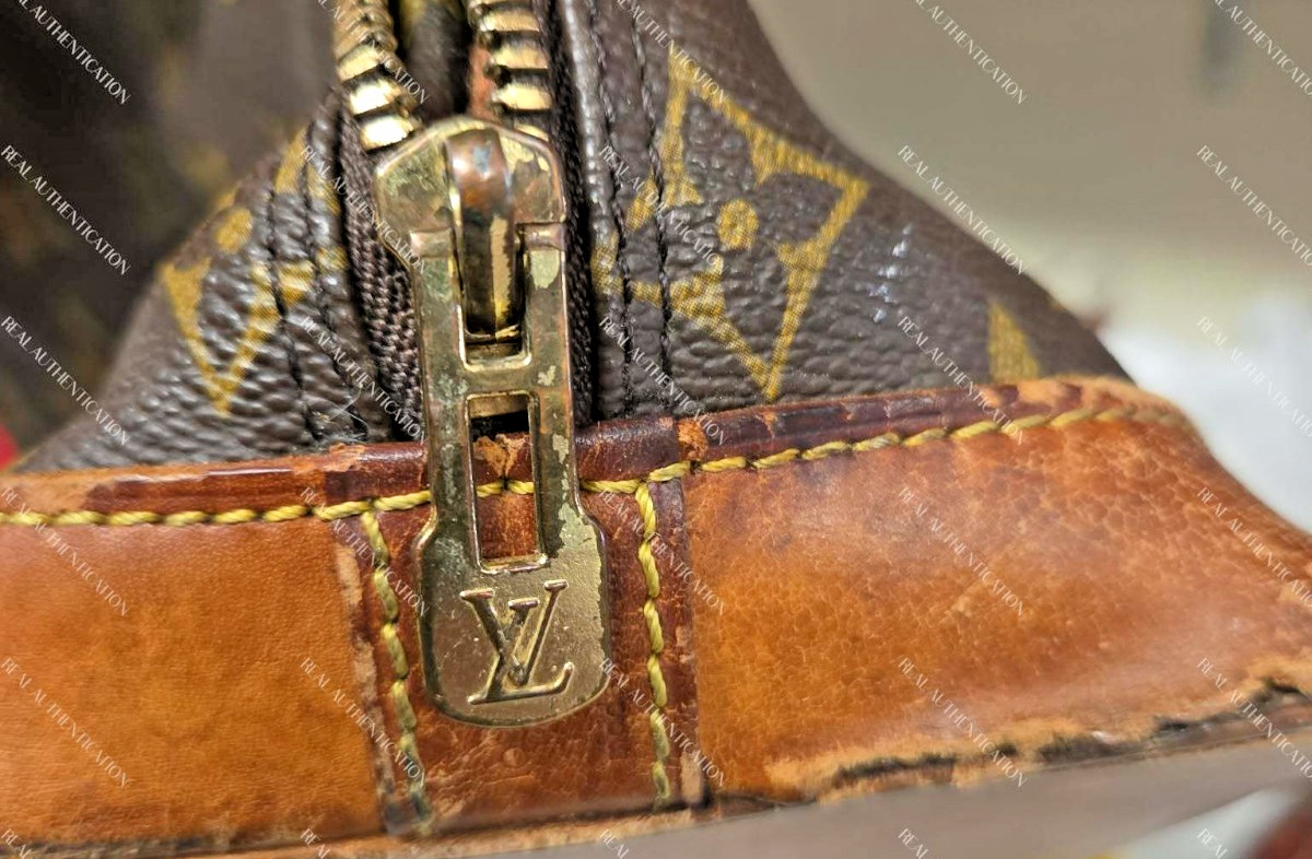 Authentic Louis Vuitton Alma PM Monogram Handbag Vintage 1980s Real Auth