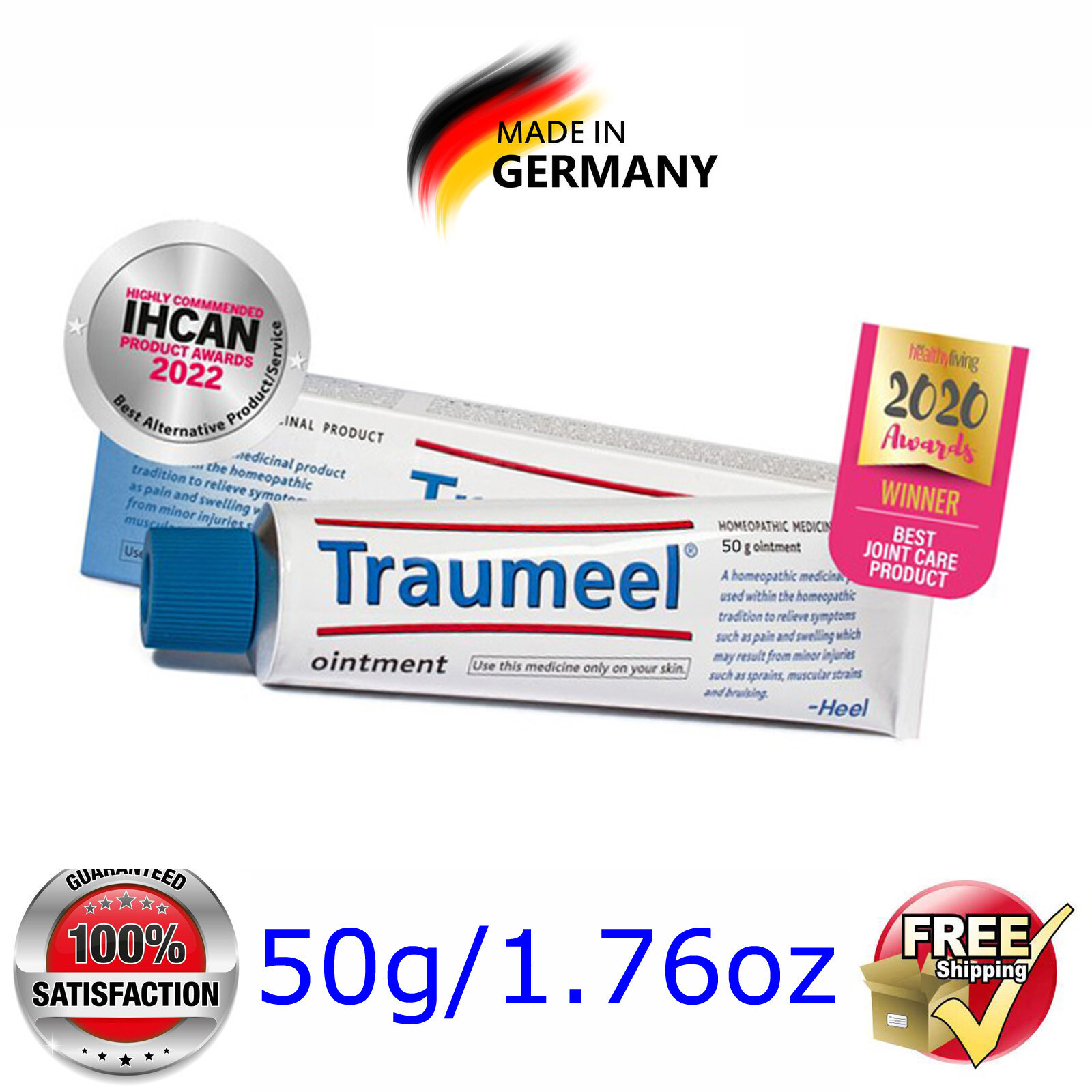 Traumeel S @ Original Anti-Inflammatory Ointment Pain--Cream 50g/1.76oz 06/2030