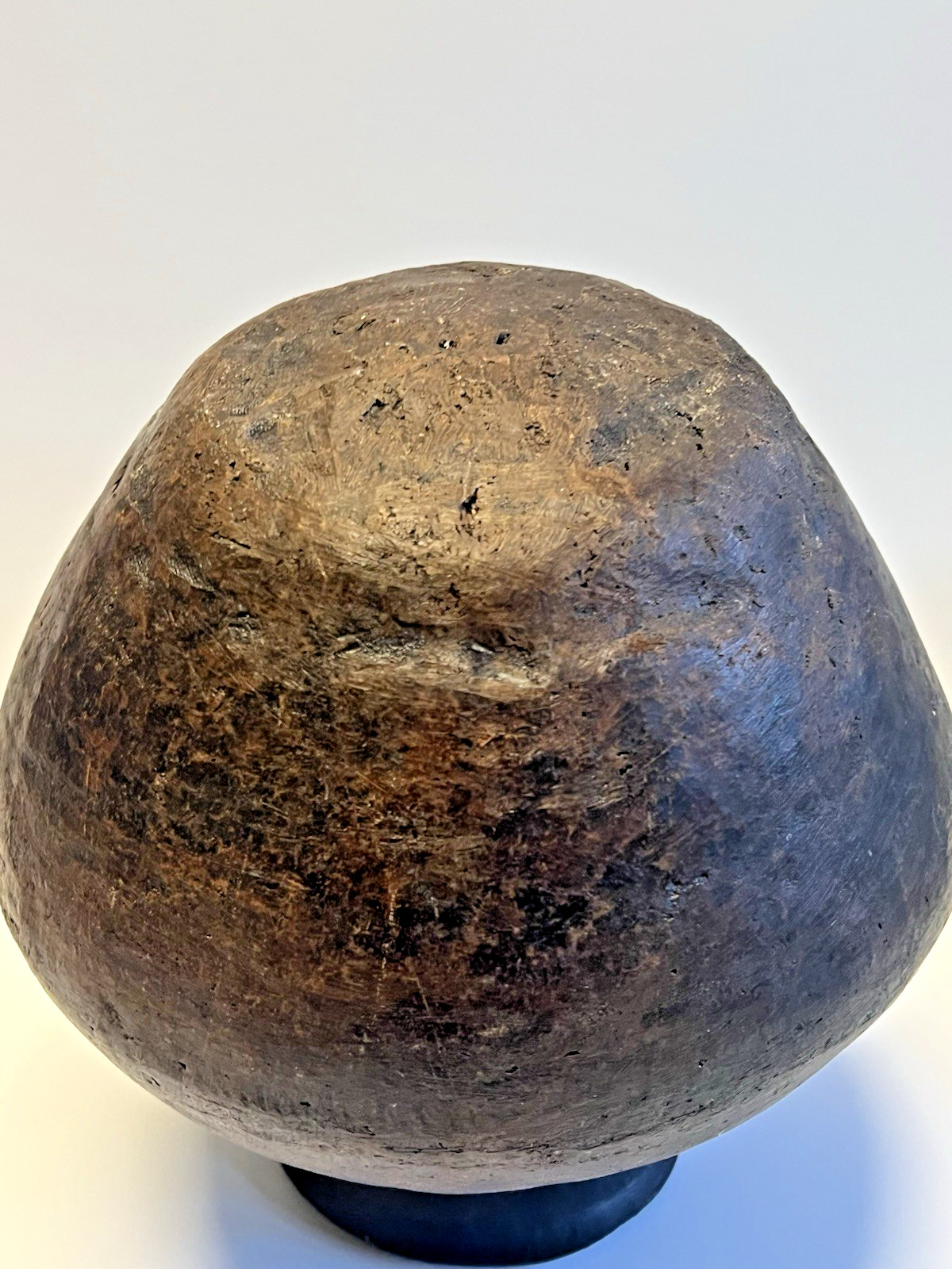 Antique Native American Indian Mississippian Era Olla Clay Pottery Jug;