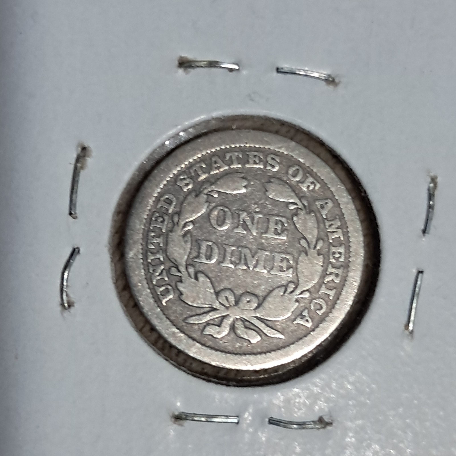 Estate Sale Junk Drawer Coin Collection Coin Lot Seated Liberty Quarter & Dime