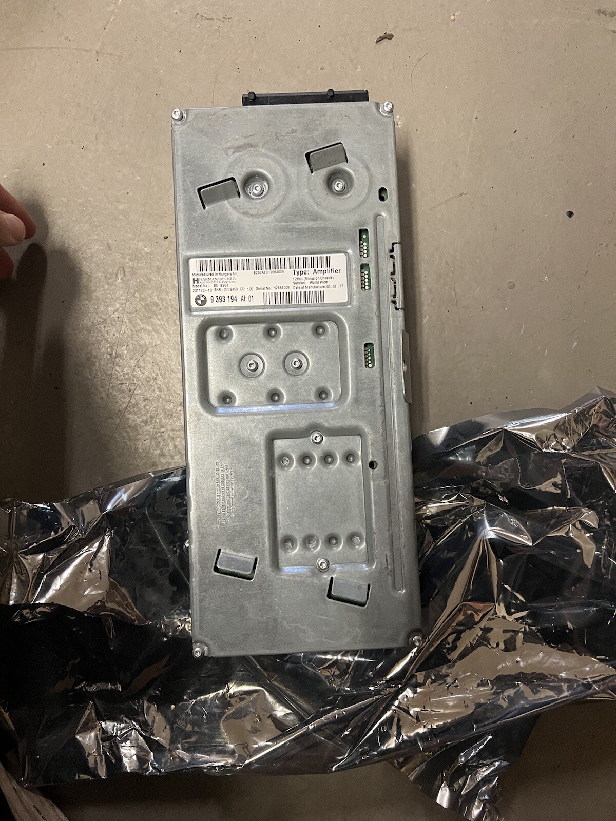 💥 OEM 2014-2018 BMW M3 F80 Top-Hifi Harman Becker Amplifier AMP 9393194