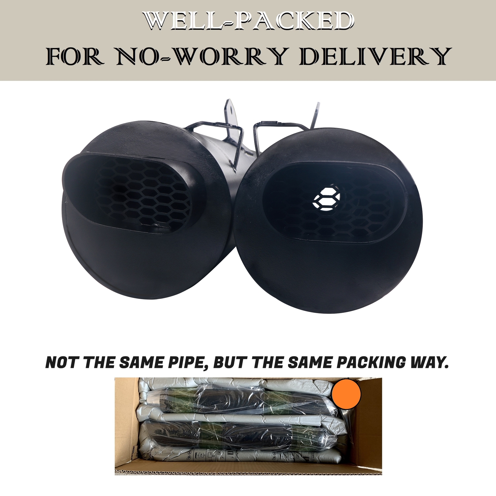 4.0'' Slip On Mufflers for H.o.n.d.a 2018-Up Goldwing GL1800 Exhaust, Upgrading