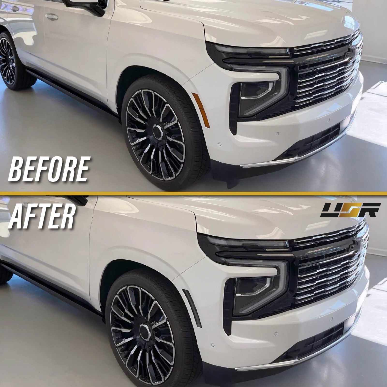 SMOKE Side Marker Light White LED Pair For 2025-2026 Suburban / Yukon / Escalade