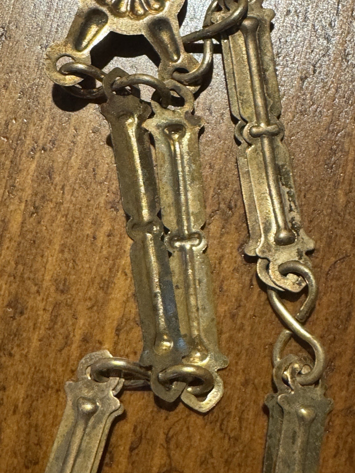 Antique Bar & Link Chains (2) Kerosene Lamp Hanging Oil VERY UNIQUE & RARE 15”