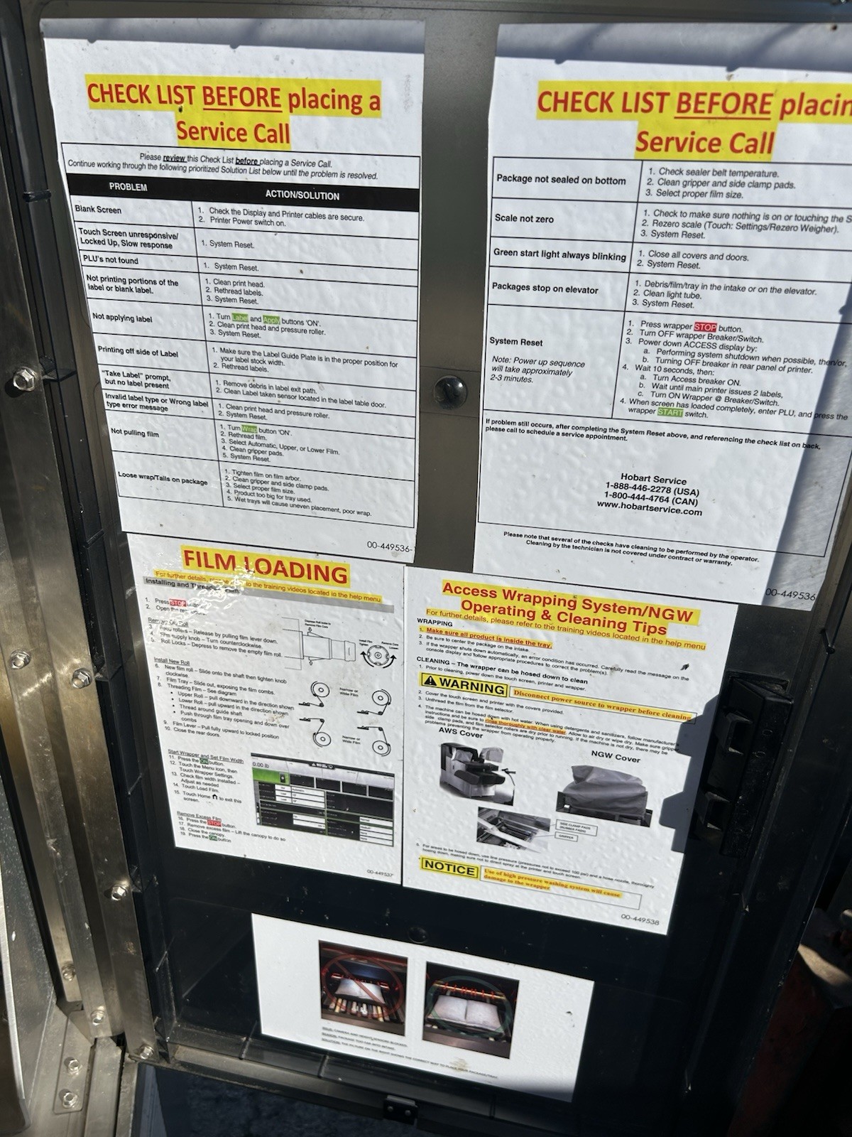 Hobart Meat/Seafood / Deli Wrapping Machine # NGWI