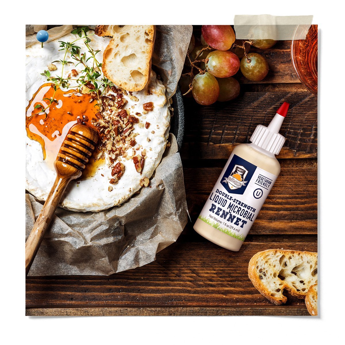 Liquid Microbial Rennet - Vegetarian Rennet - Vegan Cheesemaking