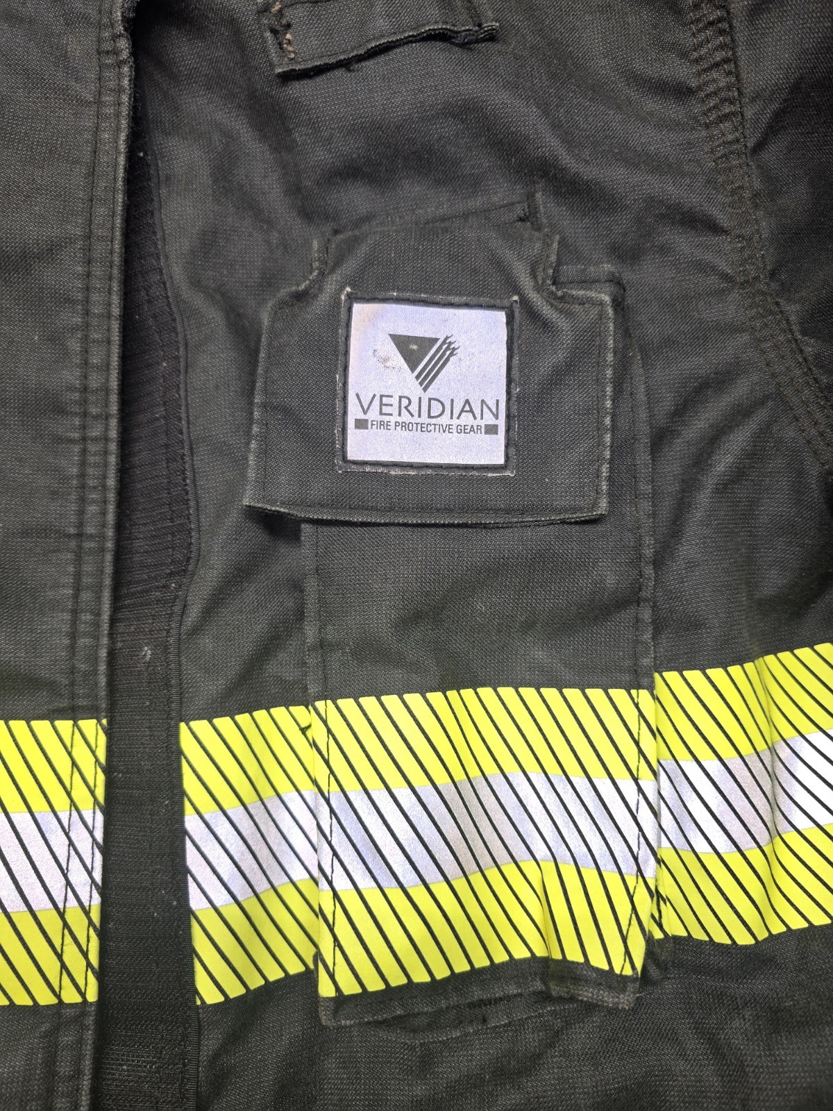 Veridian Firefighter Turnout Coat 46L Large Long NFPA Bunker Gear Fire Jacket