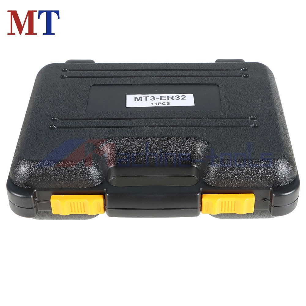 MT3 Shank With 11 Pack ER32 Collet Set ER32 Chuck & Spanner For Milling Machine