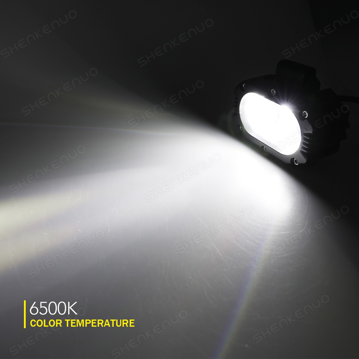 White 4" LED Work Light Bar Spot Pods Fog Lamp Offroad Driving Truck SUV 4WD