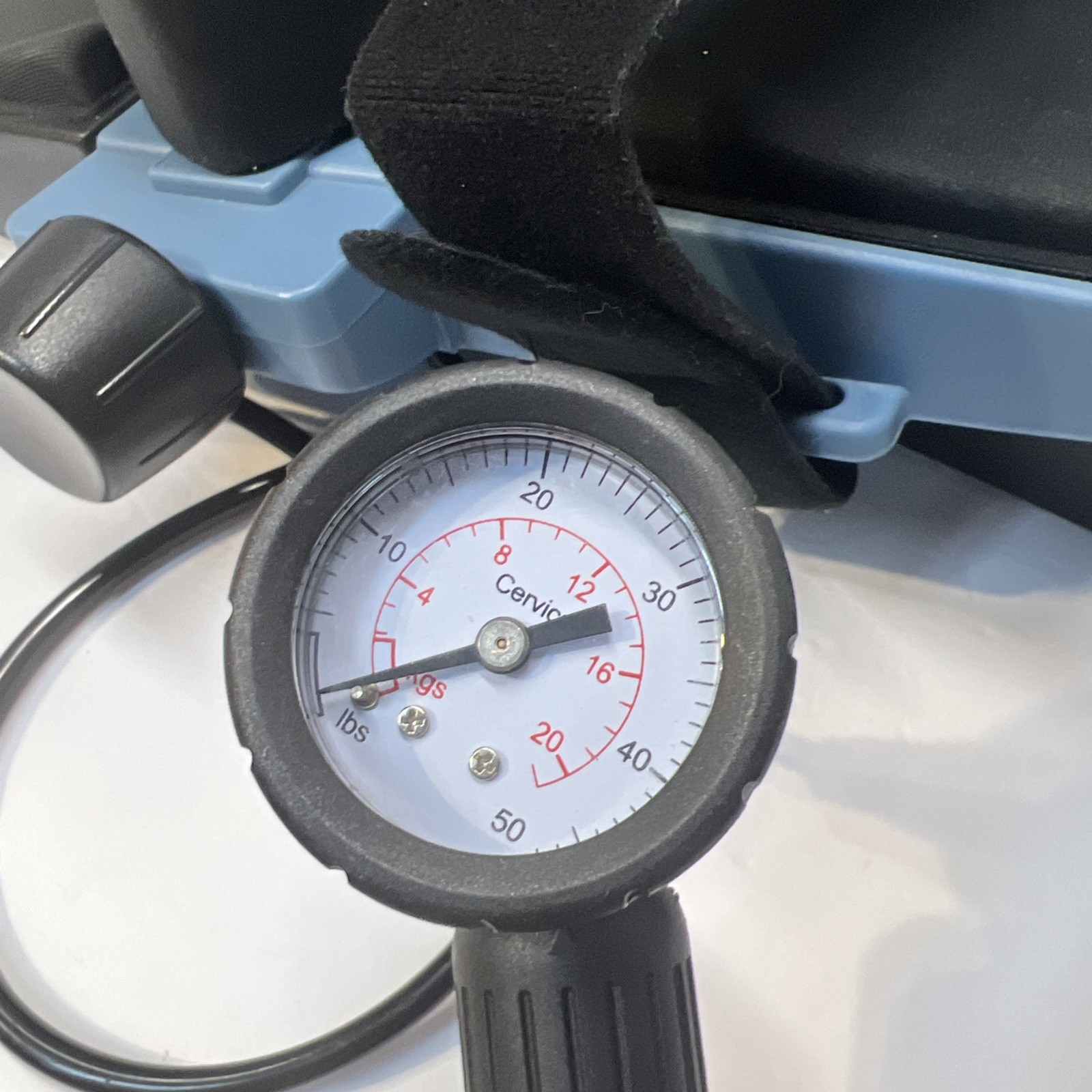 Cervical Traction Unit w/ Hand Pump & Pressure Gauge – Physical Therapy