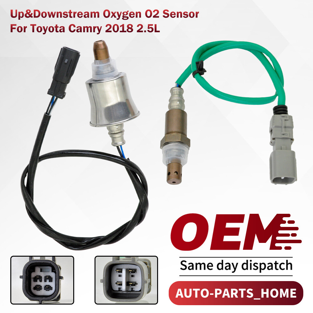 2Pcs 234-9307 234-9304 Up&Downstream Oxygen O2 Sensor For Toyota Camry 2018 2.5L
