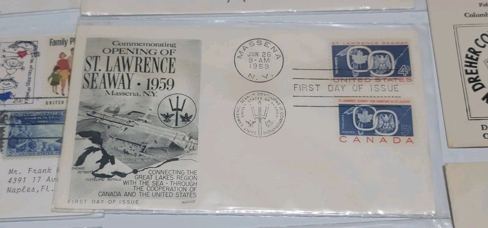 Vintage First Day Cover Lot of 16 1959-1987 USPS FDC Collection