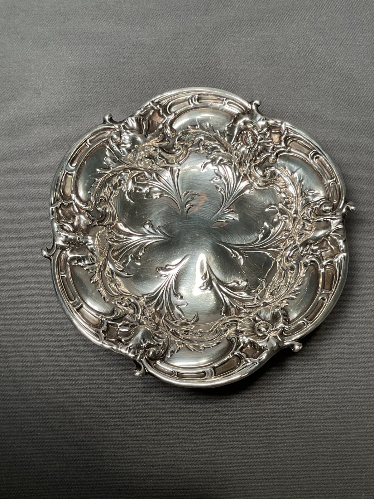 Reed & Barton - Sterling Silver Footed Compote Bowl - Les Six Fleurs - 2 Avail.
