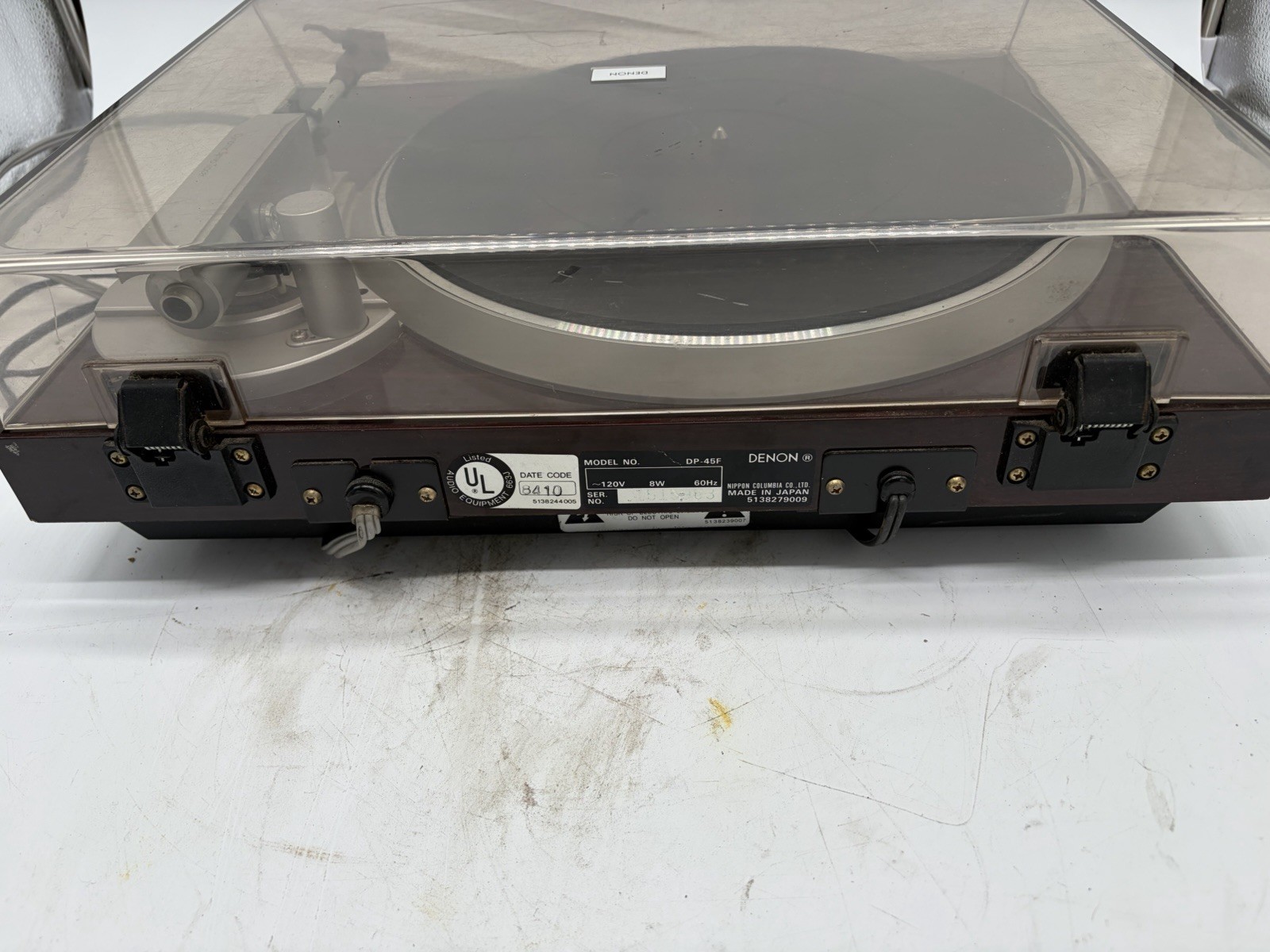 Denon DP-45F Direct Drive Fully Automatic Turntable Dynamic Servo Tracer Brown