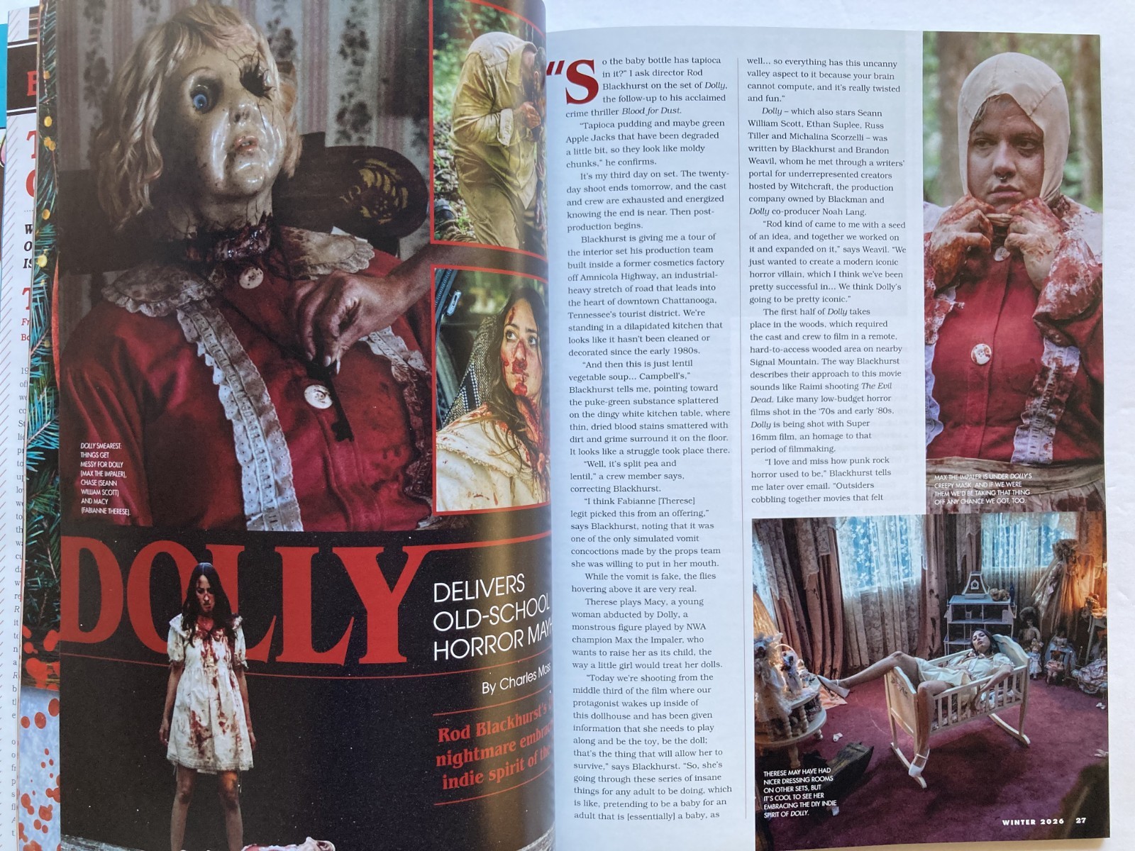 THE BRIDE! 2026 FANGORIA Magazine / SEND HELP / DUST BUNNY / WHISTLE / New