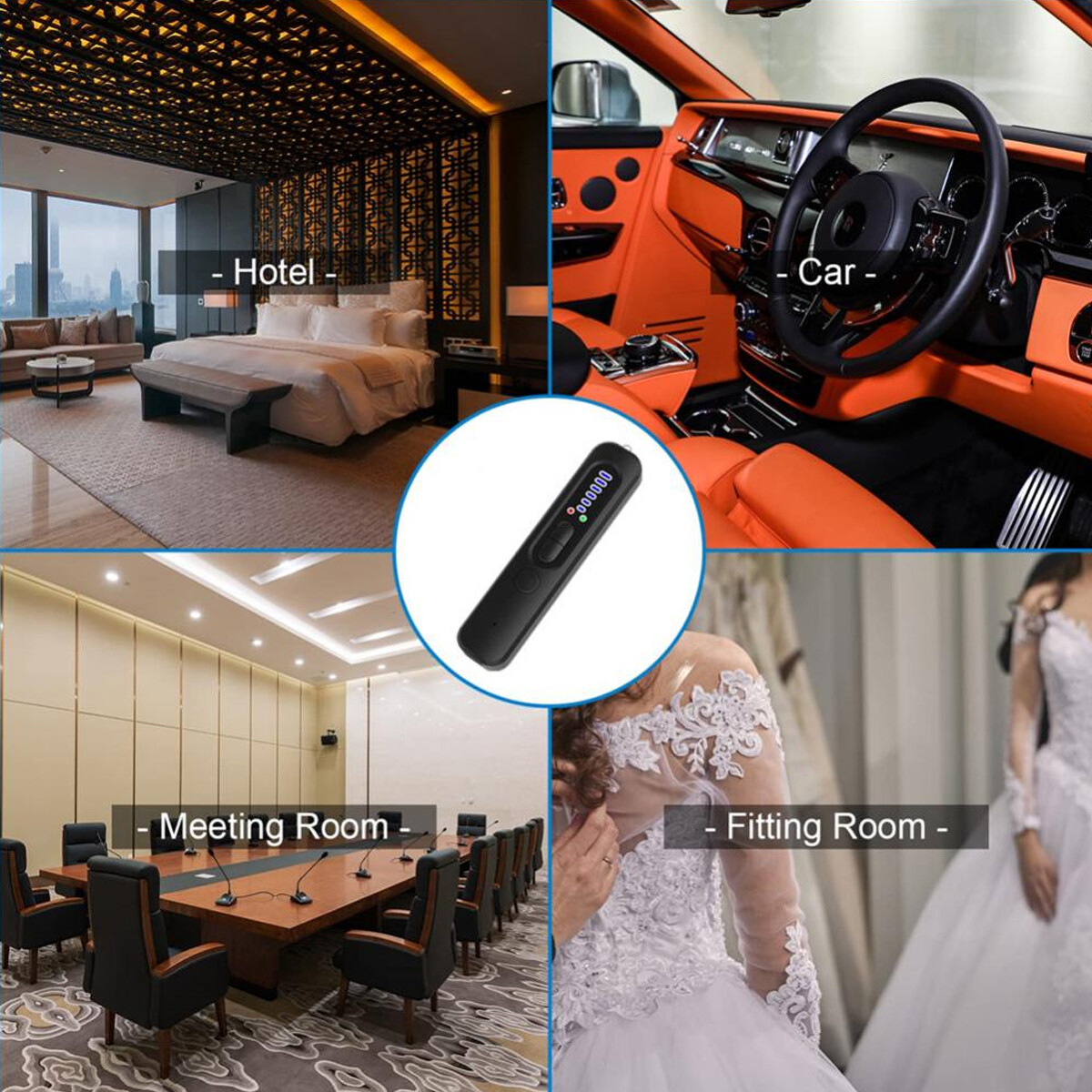 Portabl Hidden Camera Detector, Camera Detector, Anti Spy, GPS Tracker Detector