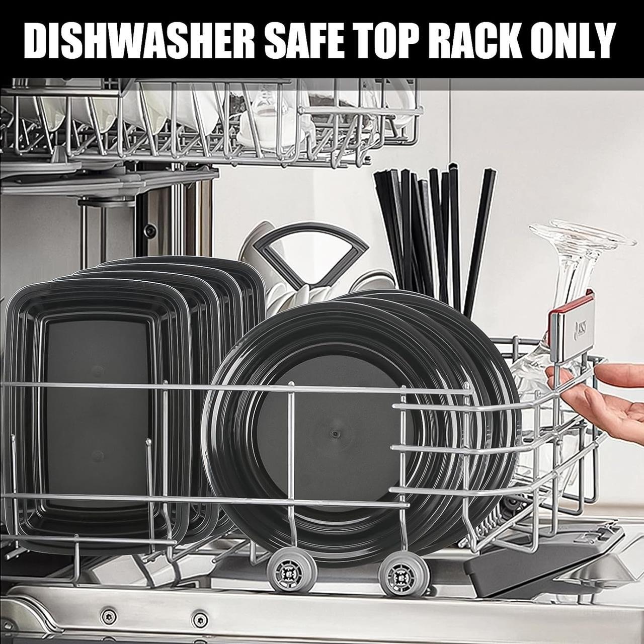 24 oz Food Storage Boxes Meal Containers BPA Free Microwavable Dishwasher Safe