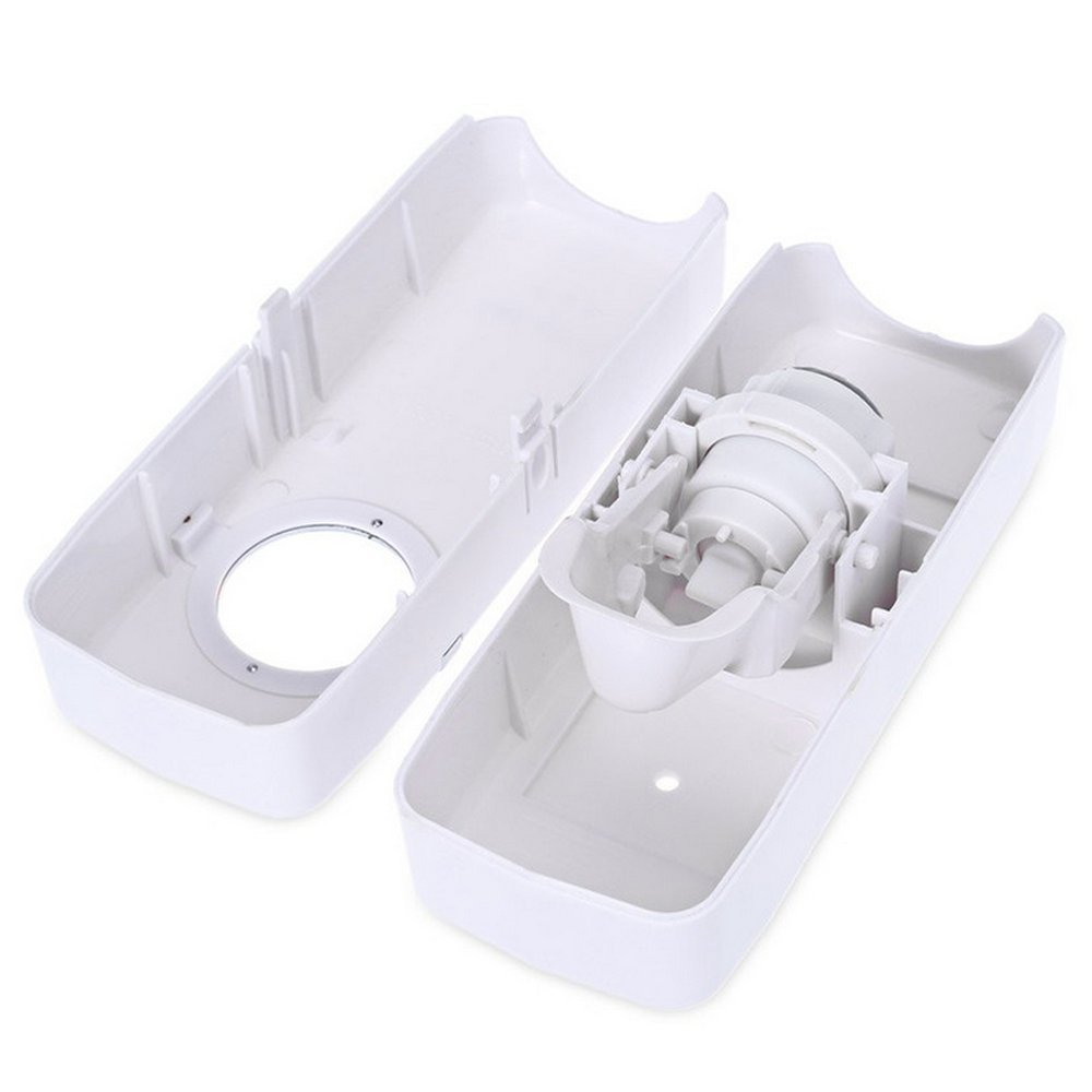 Toothpaste Dispenser + 5 Toothbrush Holder Set Wall Mount Stand US Seller