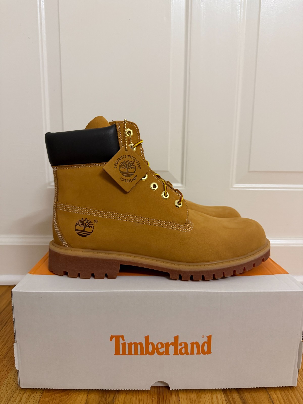 NEW Timberland 6 Inch Boot Wheat Nubuck Premium TB010061-713 Men's Sz 9-12