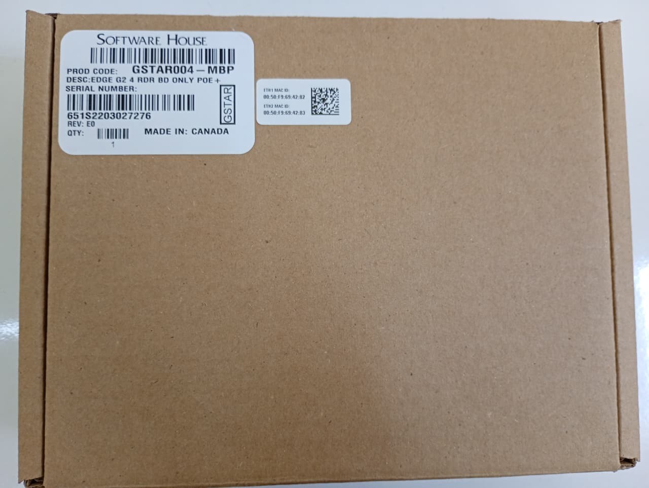 Software House / iSTAR Edge G2 door controller / GSTAR004-MBP / 651S2203027276