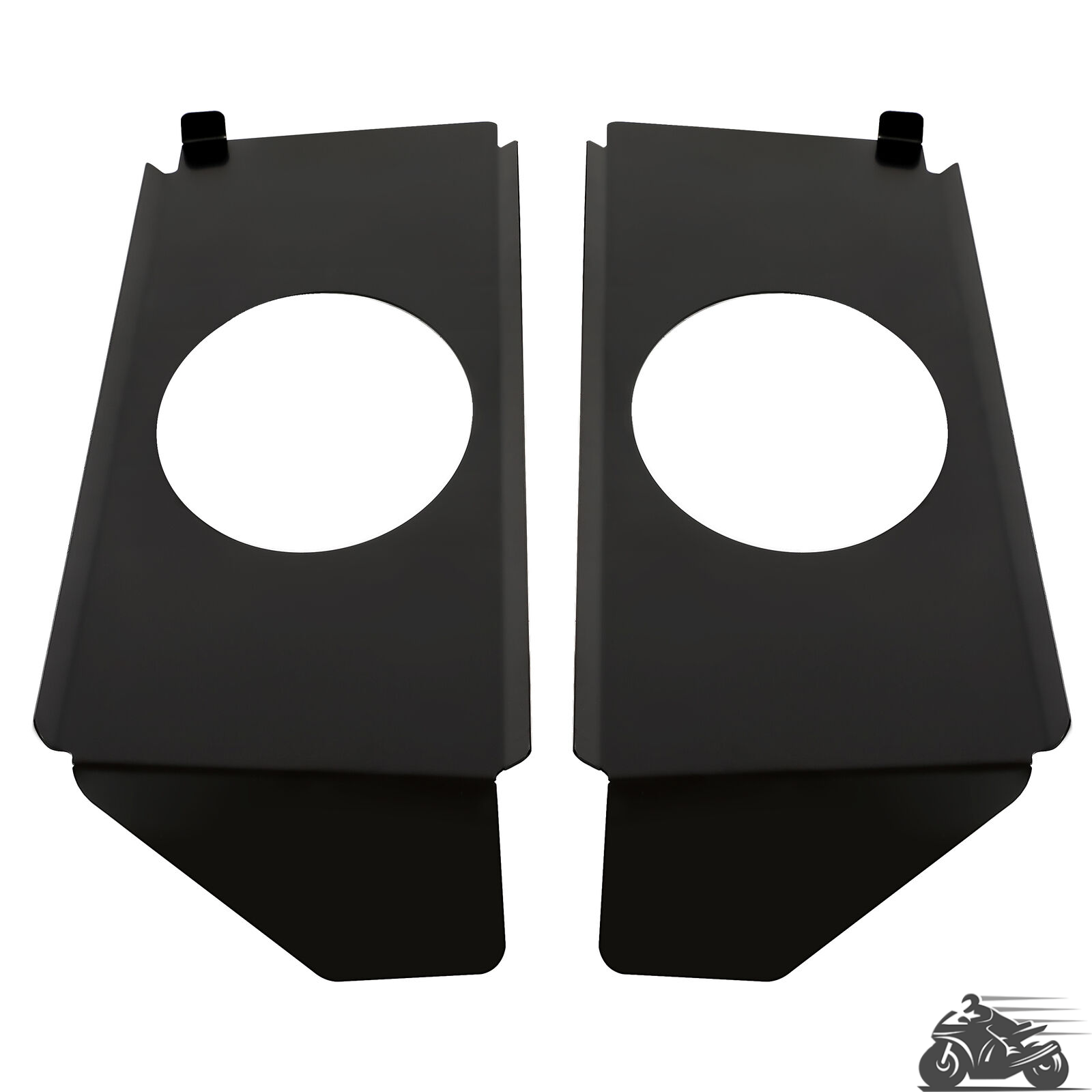 2x Behind Seat Cab Corner 6"×9" Speaker Brackets For Chevy C10 Black 1967 - 1972
